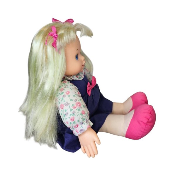 Y2K Precious Prayers Girl Doll Blonde 2000 Recites Lords Prayer Ready To PLAY - Picture 3 of 15